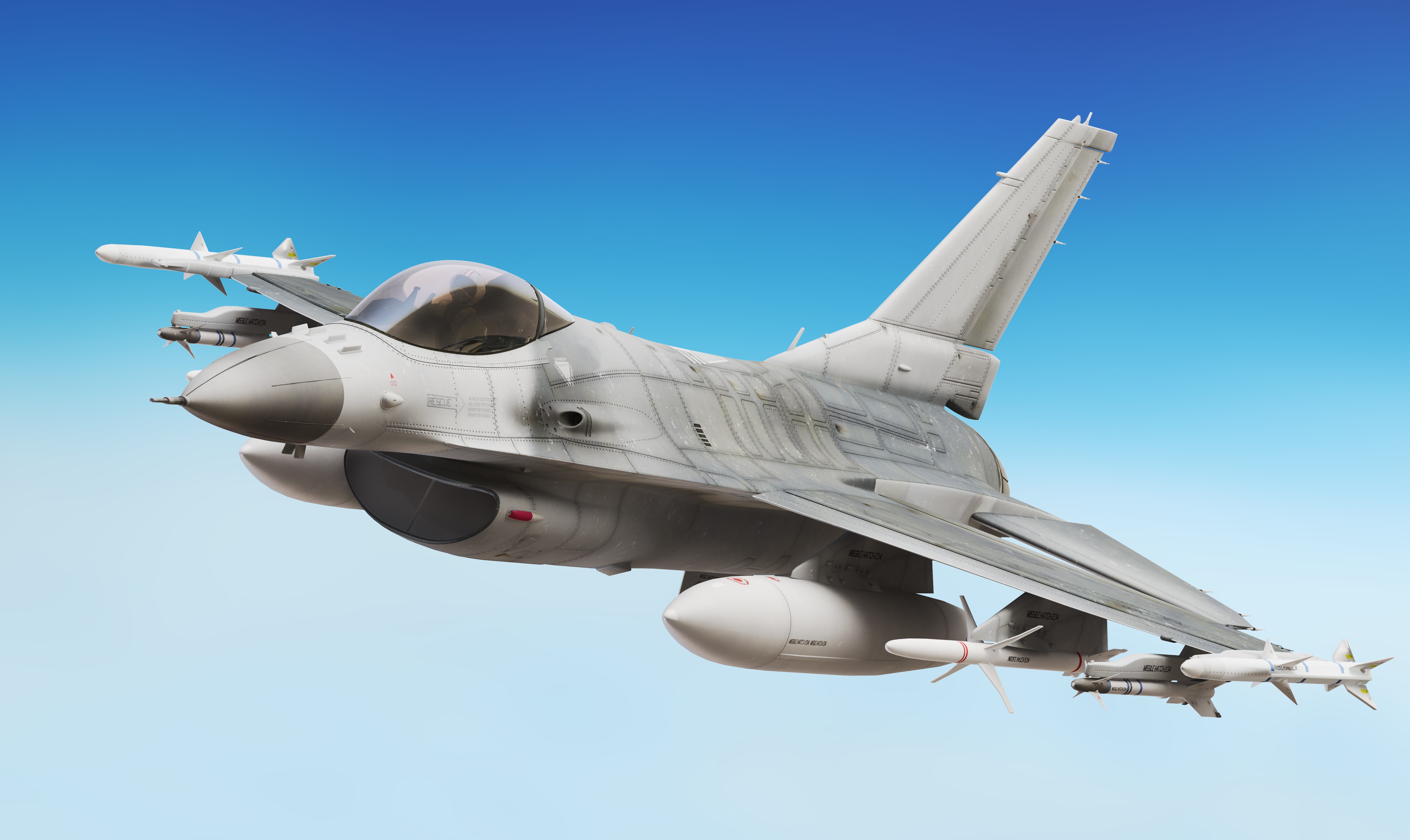 F-16 Inflight B